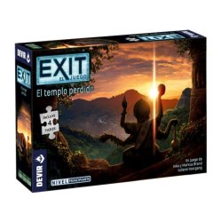 Juego de mesa estilo escape room Exit El Templo Perdido, acertijos y puzzles de adultos  de Devir en tienda juegos de mesa